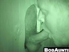 Bobauntie. Com - Gay Amateur Orally Pleasuring Cock At The Glory Hole Intensely