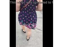 Aged upskirt petticoat on the street ends up being given to me