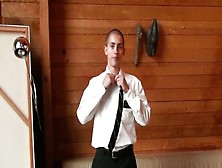 Missionary Boys - Quick Solo Masturbation Session Featuring Elder Morgan