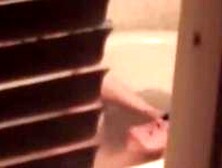 Sexy Voyeur Video Of A Hot White Bitch Showering