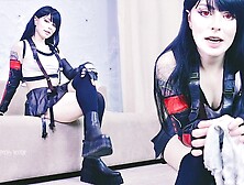ASMR Roleplay: Tifa Lockhart masturbation with panties in her cunt and mouth to gift them to you!