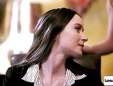 Alison Moore,  Alison Rey And Hazel Moore - Brunette Fingers Gf Pussy In Anniversary