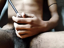 Anal With Stick.  Bdsm Painful Indian Teen Boy