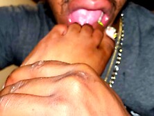 Vagina eating,  toes swallowing and creamy backshots