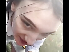 Ki-Sim sucking off a stranger on the street (not fake)