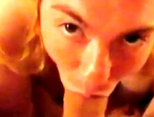 Sucking Daddy's Cock on Webcam