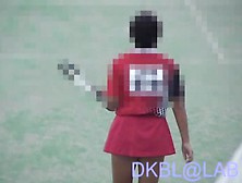 Foot Fetish Of Japanese Tennis Putting Her Short Skirt On By Peeping Tom Vol. 202-1