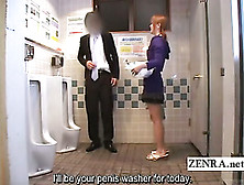 Subtitled Cfnm Japanese Penis Washing By Mouth Course