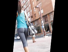 Creepshot Girl In Leggings