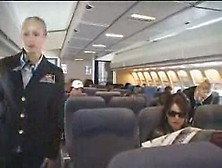 American Stewardess Handjob - Part 1