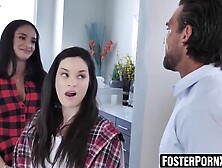 FosterPornXXX. com - Milf Sheena Ryder's forbidden threesome with teen babe