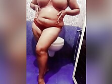 Indian Big Boobs Stepsister Arya In Bathroom - Huge Boobs