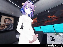 Car Toon - Vrchat - Futa Adventure: Naughty Playtime With Her Girl-Dick ( )