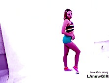 Blonde Bae with braces gets creampied at audition