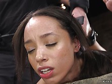 Ebony Slave Is Tormented In Bondage