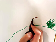 Petite Mia River Handjob,  Footjob,  Then Begs for My Big Dick Facial