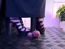 Mistresse from Athens Ballbusting in Gladiator High Heels - Jock Balls Crush Trample, Shoejob, CBT, Trampling, Bootjob, Stomping
