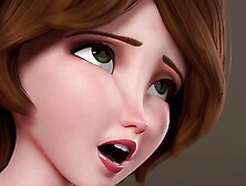 Big Hero 6 - Aunt Cass First Time Anal (Animation with Sound)