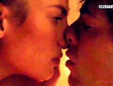 Laura De Boer Kissing scene in A Dangerous Fortune (2016)