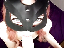 Little Bitch Swallows A Big Cock