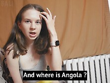 My stepbrother won a trip to Angola,  and I won a trip to his cock.  Anna Bali