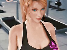 Samus Aran Working Out (Clothed Version)