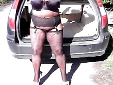Hot Talking Black big beautiful woman Being Filmed At Her Local Dogging Website