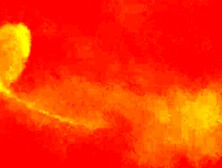 Her vagina is squelching with passion and that's why I cum on her