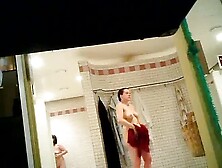 Sauna Women Caught Hidden Camera