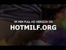 Lara Latex takes a big clown cock in her tight vag