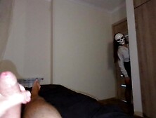 This hot milf ghost only comes on Halloween night