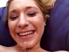 Fine blonde hammered hard in piledriver