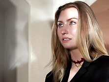 Horny Sex Bomb Emma Sirus In Red Lingerie Riding Her Lucky Boss