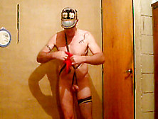 Bound To Please And It Feels Good,  Straps Around Balls And Up My Crack