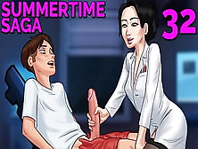 Summertime Saga #32 • Fine Japanese Teacher Jerks Student Off