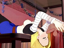 Dragon Ball Android 18 Sucks,  Fucks And Gets Creampied