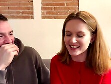 Behind the Scenes with Gorgeous Golden-haired Russian College Beauty, Una Fairy, and Andres Acosta