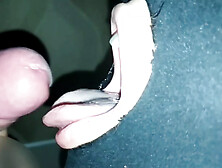 Delicious Cuckold Kiss, Tame Cuckold Takes Milk Together with Wife