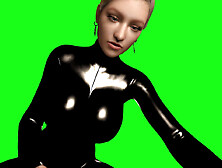 Mistress in Black Latex – POV Cowgirl (Passthrough)