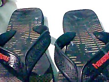 Lavei O Chinelo Havaianas Do Novinho Com Minha Porra