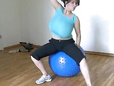 Great Video Of Milena Velba Mega Saggy Natural Titty In Fitness Workout