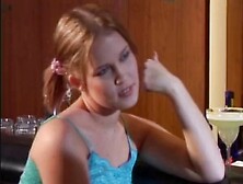 Hot French babysitter slut rides a big dick like a pro