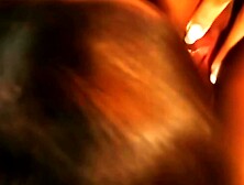 3some FFM Blowjob & Ass-Fucking in Public Park at Night