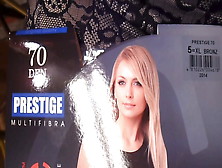 Cockstroke Cum In Conte Prestige 70 Pantyhose In Bronze