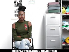 ShopLyfter - Black Teen Gets Punished With Creampie
