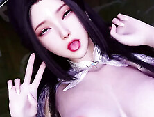 3D hot Asian stripper naked her perfect boobs got fucked so hard