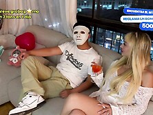 Bangs Her third Fan - This babe Wears a Mask so Her Family Won't Discover Out.