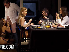 Anal Temptation During A Swinger Dinner With Clea Gaultier
