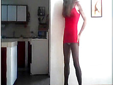 Cross In Red Dress