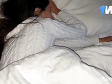 Creampie twice in stepsister,  that babe didn't wake up